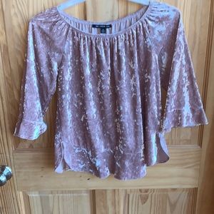 Zac and Rachel velvet top